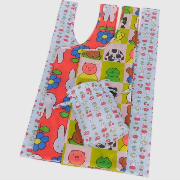 BAGGU reusable Miffy set "garden Miffy, Miffy" Set - Picture 2 of 4